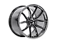 Forgeline F01 Black Ice Wheel; Front Only; 20x10 (10-15 Camaro)