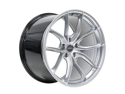 Forgeline F01 Liquid Silver Wheel; Front Only; 20x10 (10-15 Camaro)