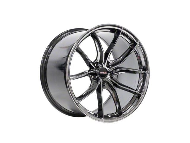 Forgeline F01 Black Ice Wheel; Rear Only; 20x11 (16-24 Camaro)