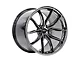 Forgeline F01 Black Ice Wheel; Rear Only; 20x11 (16-24 Camaro)