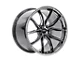 Forgeline F01 Black Ice Wheel; 20x10 (08-23 RWD Challenger, Excluding Widebody)