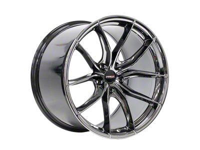 Forgeline F01 Black Ice Wheel; 20x10 (11-23 RWD Charger, Excluding Widebody)