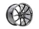 Forgeline F01 Black Ice Wheel; 20x10 (11-23 RWD Charger, Excluding Widebody)