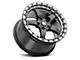 Forgestar D5 Beadlock Gloss Black Machined Wheel; Rear Only; 15x10 (05-09 Mustang)