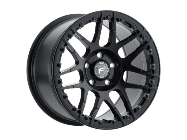 Forgestar F14 Beadlock Satin Black Wheel; Rear Only; 17x10 (05-09 Mustang)