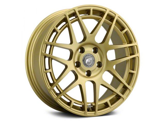 Forgestar F14C Semi Concave Gloss Gold Wheel; 18x9.5 (05-09 Mustang GT, V6)