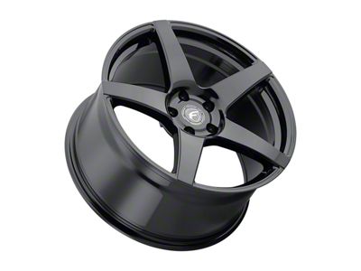 Forgestar CF5 Gloss Black Wheel; Rear Only; 19x10; 42mm Offset (15-23 Mustang)