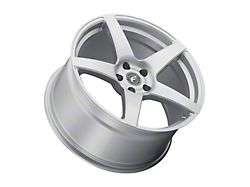 Forgestar CF5 Gloss Silver Wheel; Rear Only; 20x10.5; 40mm Offset (15-23 Mustang, Excluding GT500)