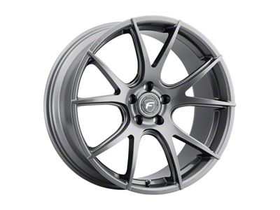 Forgestar CF5V Gloss Anthracite Wheel; Rear Only; 20x11 (15-23 Mustang GT, EcoBoost, V6)