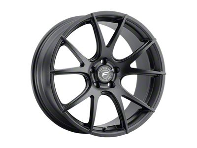 Forgestar CF5V Satin Black Wheel; Rear Only; 20x11; 56mm Offset (15-23 Mustang GT, EcoBoost, V6)