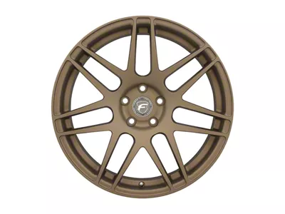 Forgestar F14 Satin Bronze Wheel; Rear Only; 19x10; 42mm Offset (15-23 Mustang)