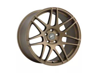 Forgestar F14 Satin Bronze Wheel; Rear Only; 19x11; 56mm Offset (15-23 Mustang GT, EcoBoost, V6)