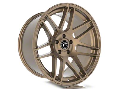 Forgestar F14 Monoblock Satin Bronze Wheel; 19x9.5; 29mm Offset (15-23 Mustang GT, EcoBoost, V6)