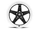 Forgestar D5 Drag Black Machined Wheel; Rear Only; 17x10 (2024 Mustang)