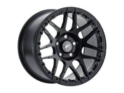 Forgestar F14 Beadlock Satin Black Wheel; Rear Only; 17x10 (2024 Mustang)