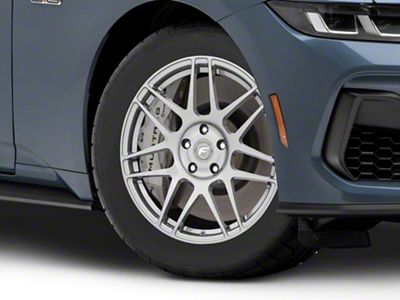 Forgestar F14 Drag Gunmetal Wheel; Front Only; 17x7; 6mm Offset (24-26 Mustang GT w/o Performance Pack, EcoBoost)