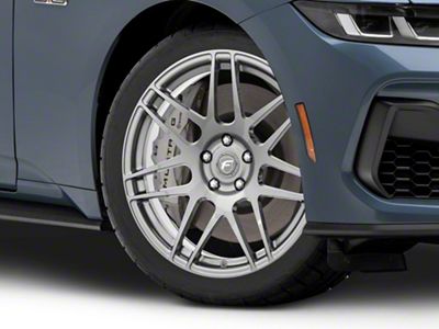 Forgestar F14 Monoblock Gunmetal Wheel; 19x9; 35mm Offset (24-25 Mustang)