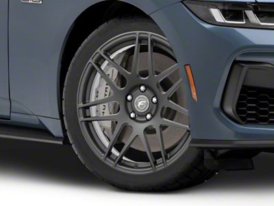Forgestar F14 Monoblock Matte Black Wheel; 19x9; 35mm Offset (24-25 Mustang)