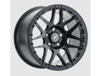 Forgestar F14 Beadlock Satin Black Wheel; Rear Only; 15x10 (99-04 Mustang)