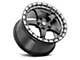 Forgestar D5 Beadlock Gloss Black Machined Wheel; Rear Only; 17x10 (16-24 Camaro)