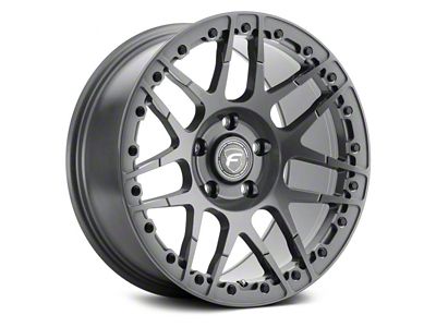 Forgestar F14 Beadlock Gloss Anthracite Wheel; Rear Only; 15x10 (08-23 RWD Challenger, Excluding Widebody)