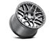 Forgestar F14 Beadlock Gloss Anthracite Wheel; Rear Only; 17x10 (08-23 RWD Challenger, Excluding Widebody)