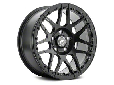 Forgestar F14 Beadlock Satin Black Wheel; Rear Only; 15x10 (08-23 RWD Challenger, Excluding Widebody)