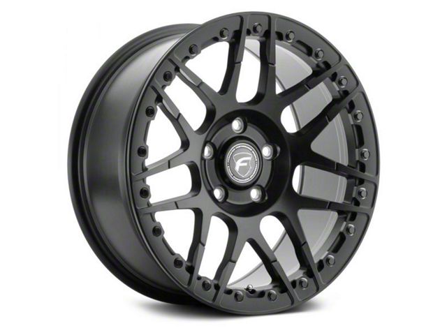 Forgestar F14 Beadlock Satin Black Wheel; Rear Only; 17x10 (11-23 RWD Charger, Excluding Widebody)