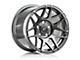 Forgestar F14 Drag Satin Black Wheel; Front Only; 17x5 (11-23 RWD Charger w/o 6-Piston Front Calipers)