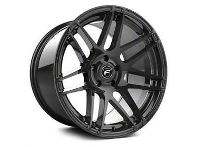 Forgestar F14 Satin Black Wheel; 20x9.5; 20mm Offset (11-23 RWD Charger, Excluding Widebody)