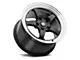 Forgestar D5 Drag Gloss Black Machined Wheel; Rear Only; 18x12 (05-13 Corvette C6)
