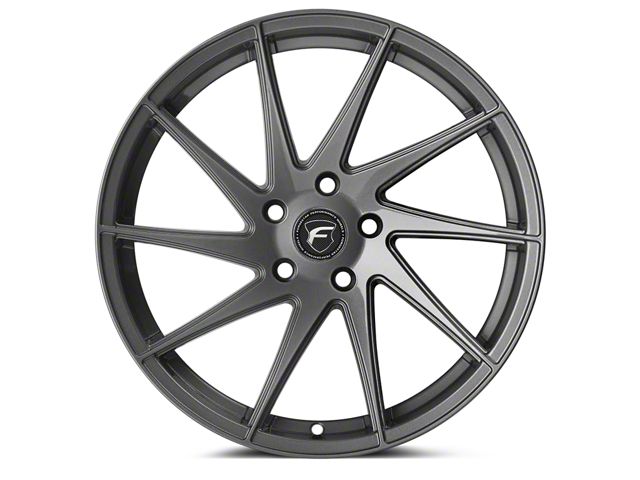 Forgestar F10D Gunmetal Direction Wheel; Driver Side; 19x9 (05-14 Mustang)