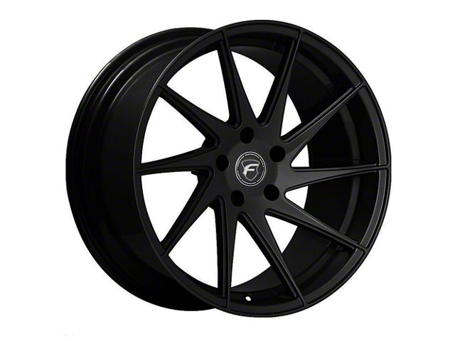Forgestar F10D Piano Black Direction Wheel; Passenger Side; 19x9.5 (05-14 Mustang)