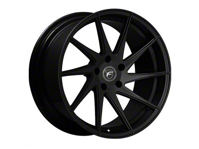 Forgestar F10D Piano Black Direction Wheel; Passenger Side; 19x9.5; -3mm Offset (15-21 GT, EcoBoost, V6)