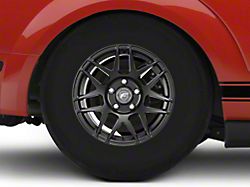 Forgestar F14 Drag Matte Black Wheel; Rear Only; 15x10; 44mm Offset (05-09 Mustang GT, V6)