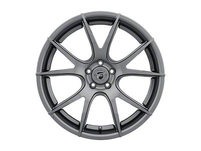 Forgestar CF5V Gloss Anthracite Wheel; Rear Only; 19x10; 42mm Offset (24-25 Mustang)