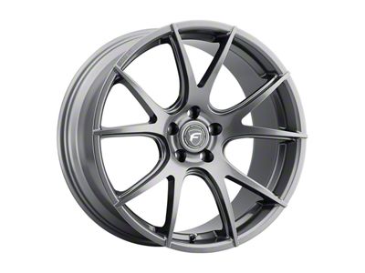 Forgestar CF5V Gloss Anthracite Wheel; Rear Only; 19x11; 56mm Offset (24-25 Mustang GT, EcoBoost)