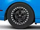 Forgestar D5 Beadlock Drag Black Machined Wheel; Rear Only; 17x10 (10-14 Mustang)