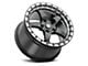Forgestar D5 Beadlock Gloss Black Machined Wheel; Rear Only; 15x10 (15-23 Mustang GT w/o Performance Pack, EcoBoost, V6)