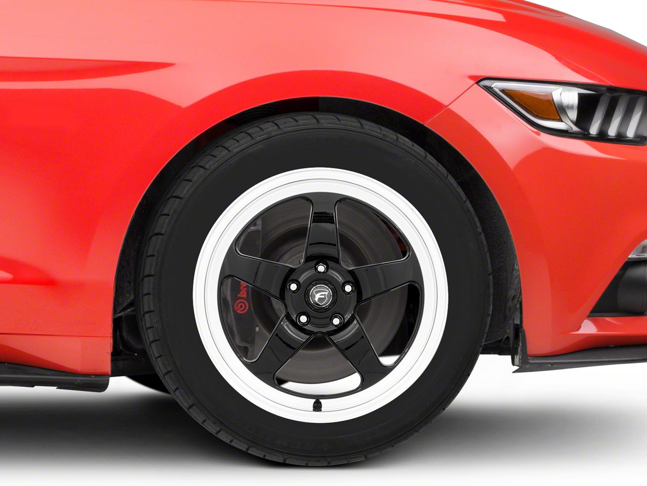 Mustang 18x5 Forgestar D5 Drag Wheel & Mickey Thompson Drag Mustang 18x5 Forgestar D5 Drag Wheel & Mickey Thompson Drag