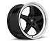 Forgestar D5 Drag Black Machined Wheel; Rear Only; 18x10 (99-04 Mustang)