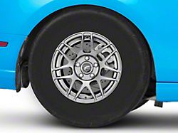 Forgestar F14 Drag Gunmetal Wheel; Rear Only; 15x10; 44mm Offset (10-14 Mustang GT, V6)