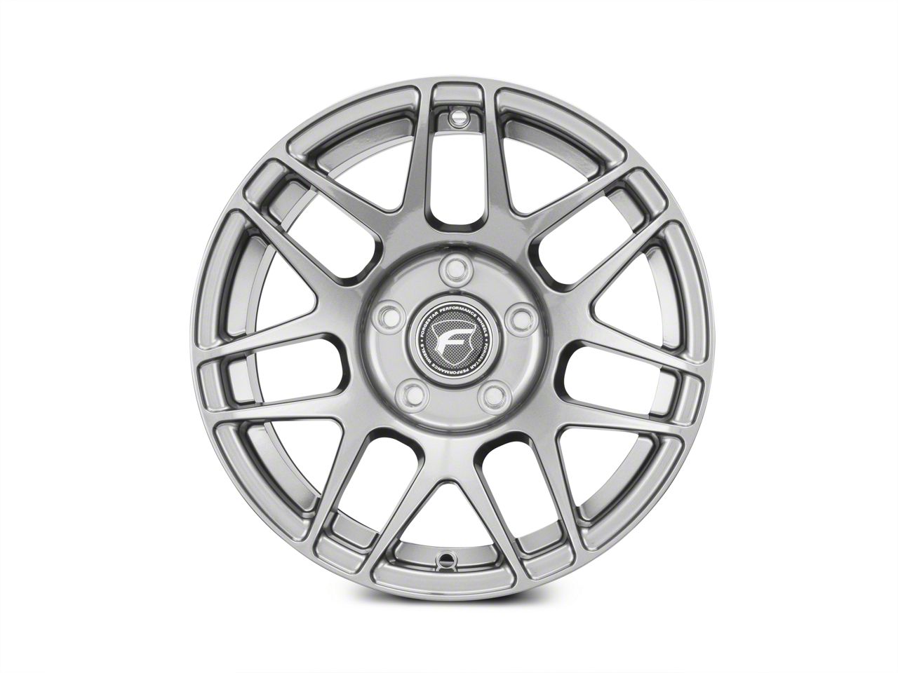 NEW Mustang Wheel Cap Magnum 500 RED Ford Crest Metal 2 1/8