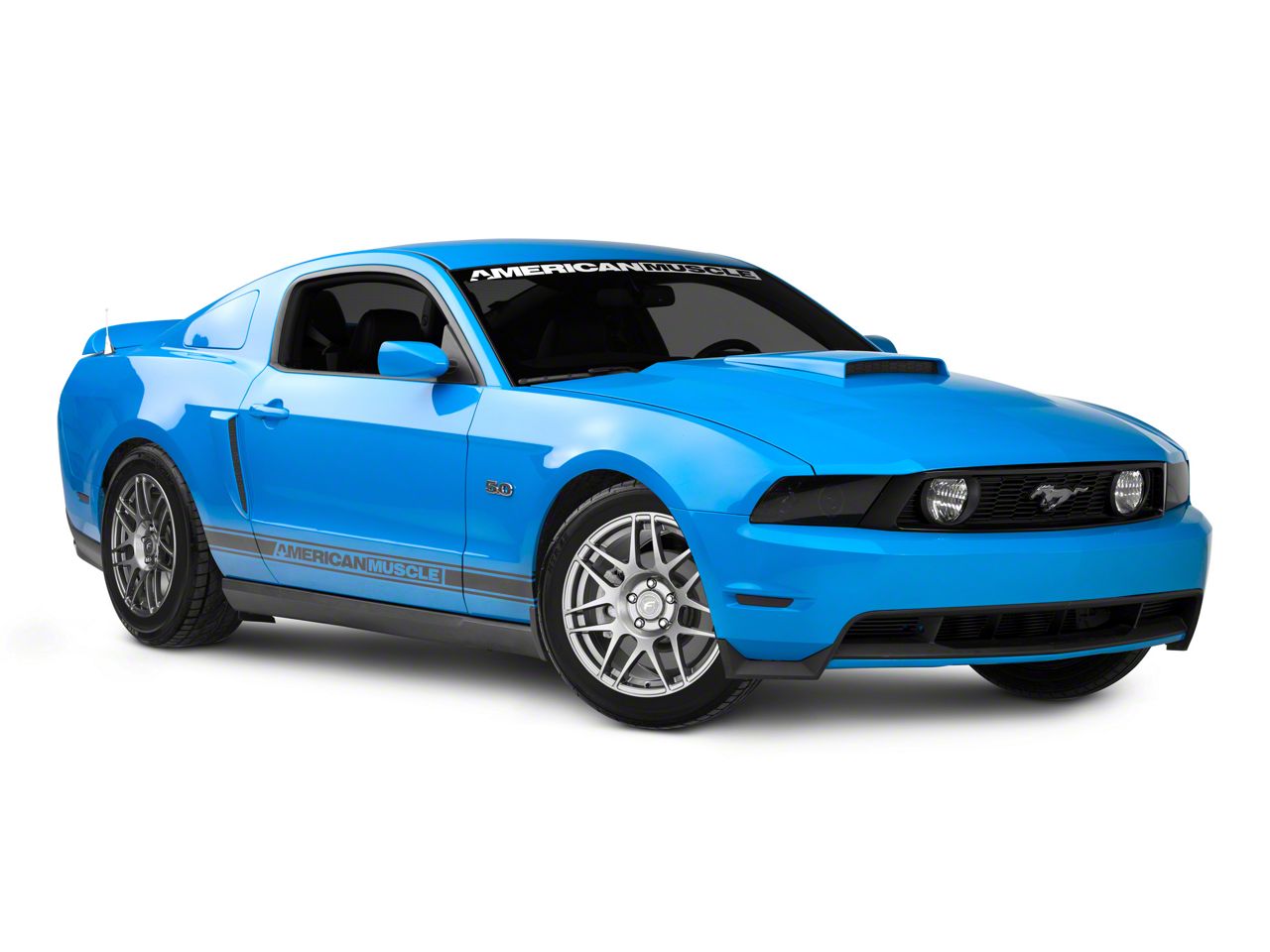 Forgestar Mustang F14 Drag Gunmetal Wheel; Front Only; 17x7; 7mm