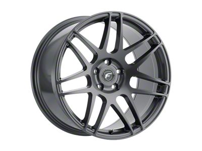 Forgestar F14 Gloss Anthracite Wheel; Rear Only; 19x10; 42mm Offset (24-25 Mustang)