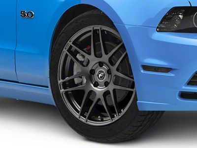 Forgestar F14 Monoblock Gunmetal Wheel; 19x9; 35mm Offset (10-14 Mustang)