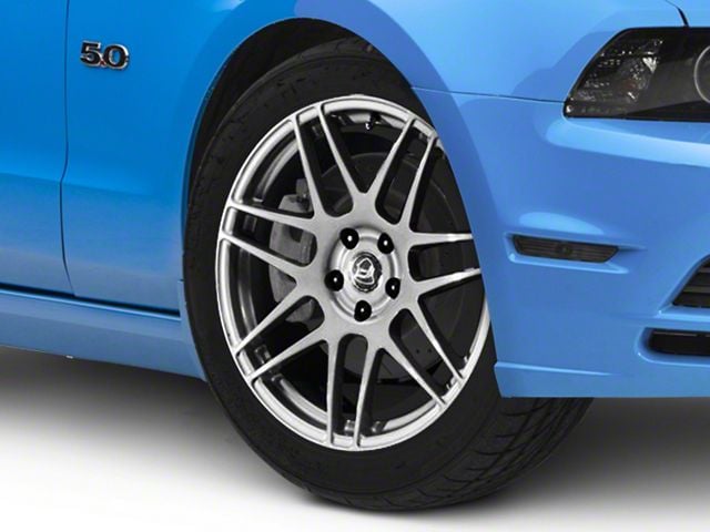 Forgestar F14 Monoblock Silver Wheel; 19x9.5 (10-14 Mustang)
