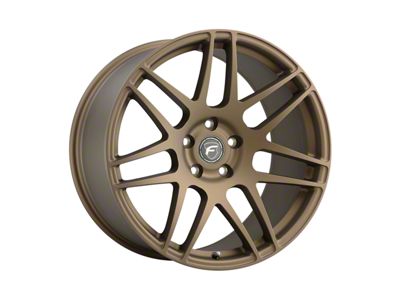 Forgestar F14 Satin Bronze Wheel; Rear Only; 19x11; 56mm Offset (24-25 Mustang GT, EcoBoost)