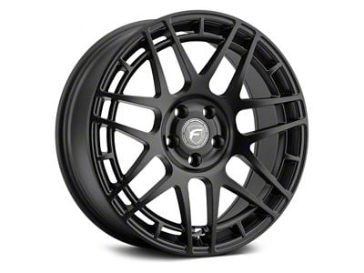 Forgestar F14C Semi Concave Satin Black Wheel; 18x9.5 (15-23 Mustang EcoBoost w/o Performance Pack, V6)