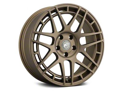 Forgestar F14C Semi Concave Satin Bronze Wheel; 18x9.5 (15-23 Mustang EcoBoost w/o Performance Pack, V6)